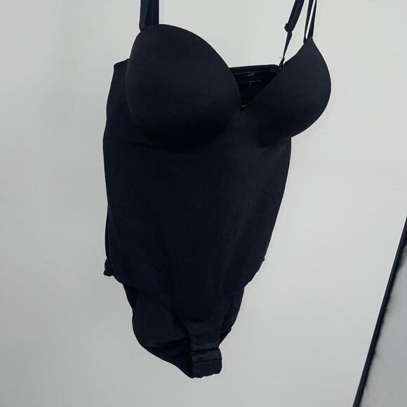 Cacique NWT Bodysuit Bra Bodyshaper Black 40D - Picture 3 of 11